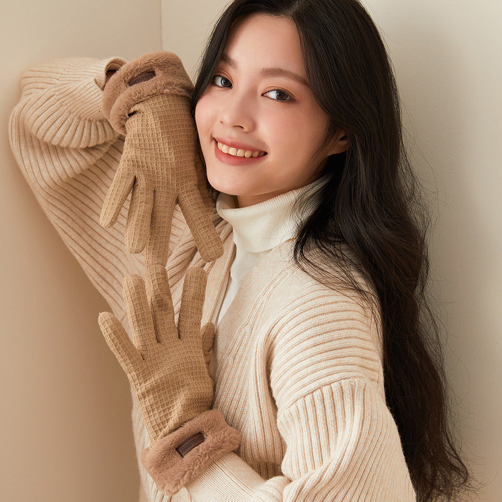 Winter Warm Touchscreen Gloves Windproof for Women