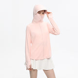 Women's Sun Protection Hoodie Jacket UPF50+ Long Sleeve Cloak Coats Tops