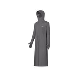 Women's Sun Protective Hoodie with Face Mask UPF50+ Extended Long Cover Up Full Zip Up Dress