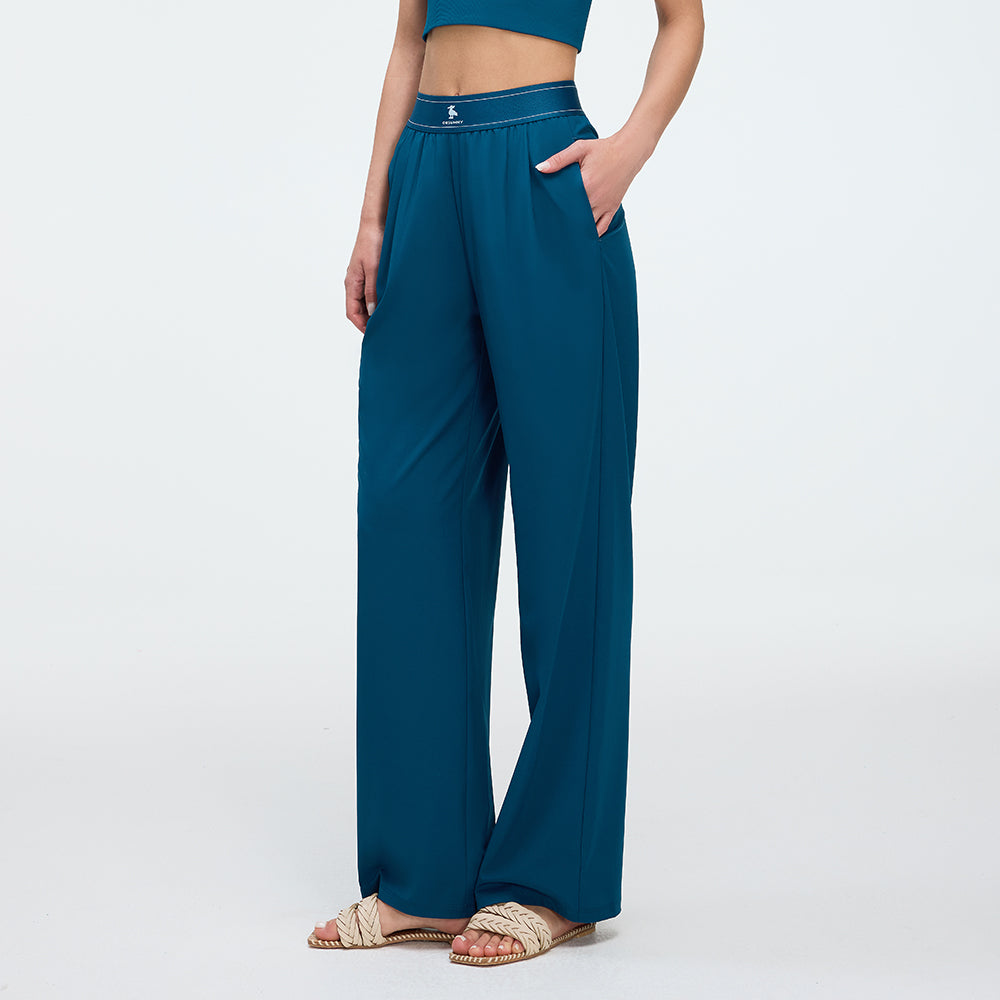 Women's Loose Cooling Pants Wide Leg Trousers UPF50+ Vacation Outfits