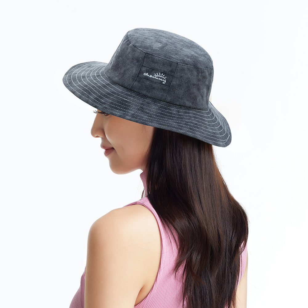 US Stock Women's Wide Brim Fisherman Bucket Hat UPF 50+ UV Protection
