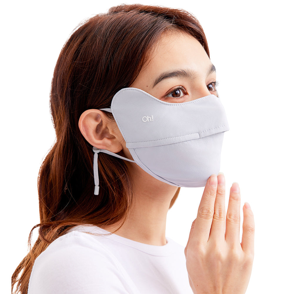 US Stock Cooling Breathable Face Mask Sun Protection UPF 50+ Face Covering