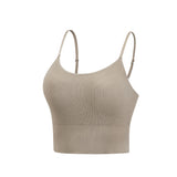 Women's Crop Top Seamless Underwear Tank Sports Camisole UPF 50+