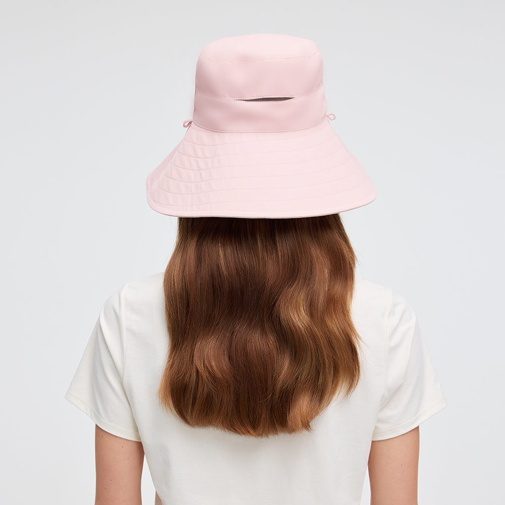 US Stock Women's Bucket Hat Wide Brim Sun Protection UPF50+ Waterproof Reversible Cap