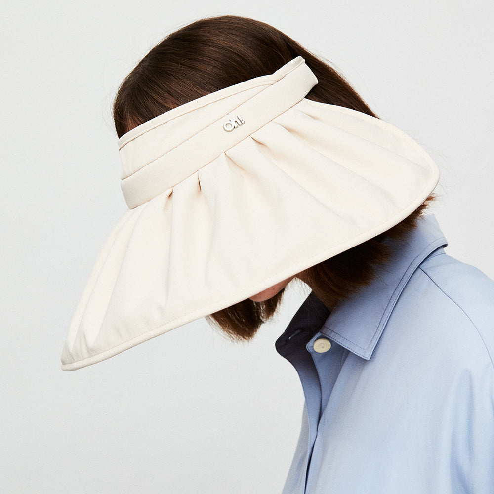 US Stock Large Brim Foldable Sun Visor for Women UPF50+ UV Protection Shell Caps