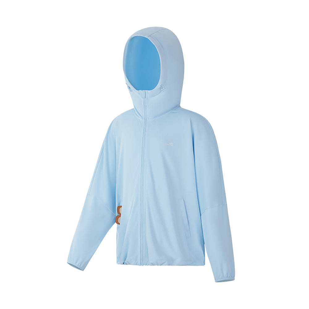 Kid's Sun Protection Jackets with Pockets UPF 50+ Hoodie for Aged 4-10 Boys Girls