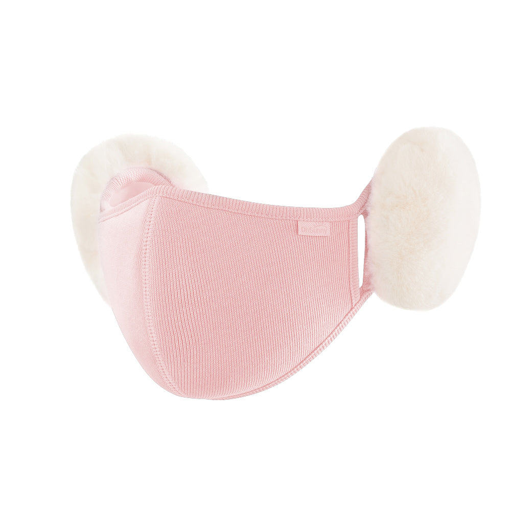 US Stock Women's Warm Mask Balaclava Face Cover with Earmuffs