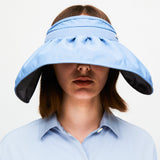 US Stock Large Brim Foldable Sun Visor for Women UPF50+ UV Protection Shell Caps