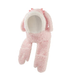 Kid's 3-in-1 Multi-Functional Scarves Warm Hoodie Hat/Scarf/Mittens Set