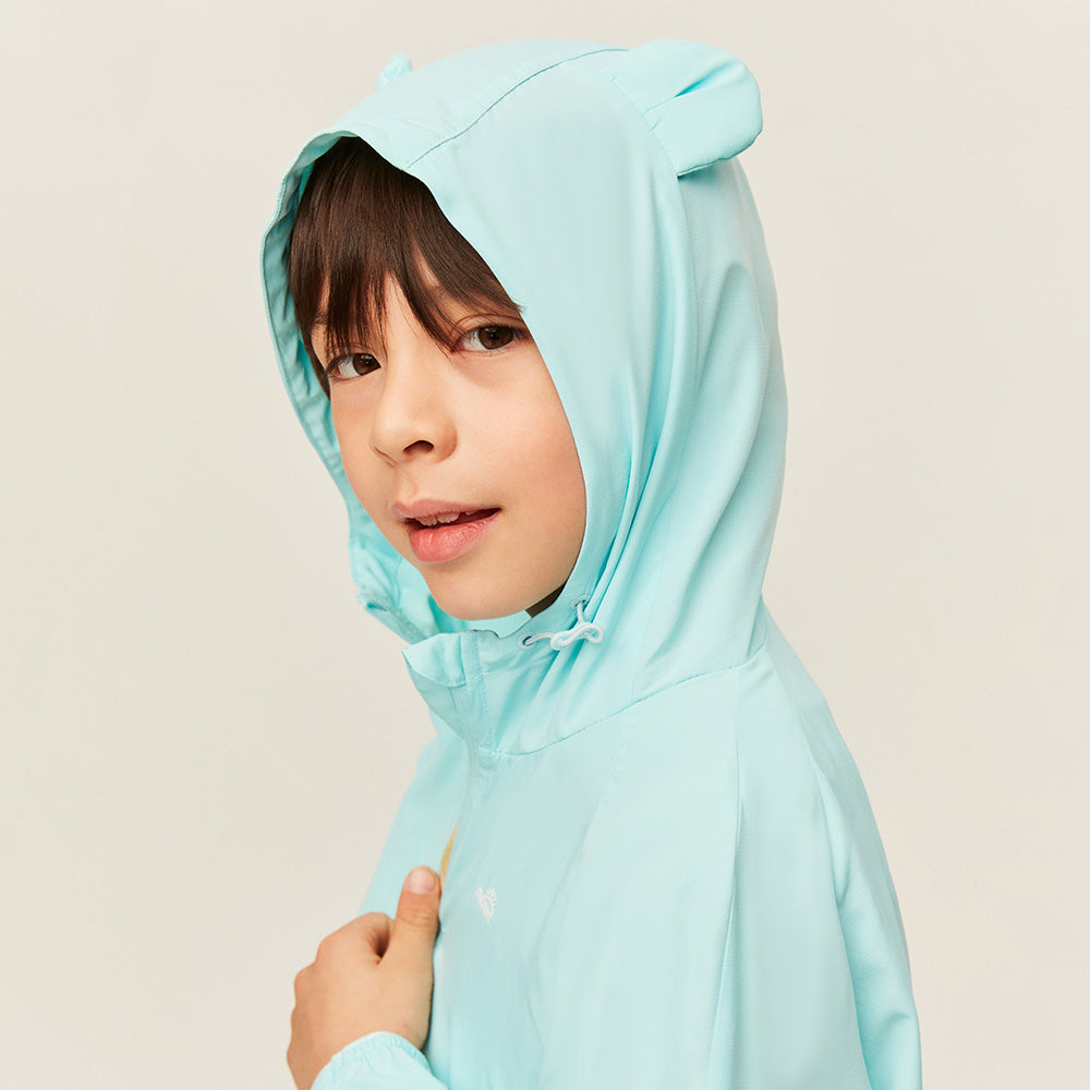 Kid's Sun Protection Hoodie Jackets with Pockets UPF 50+ for Aged 4-10 Boys Girls