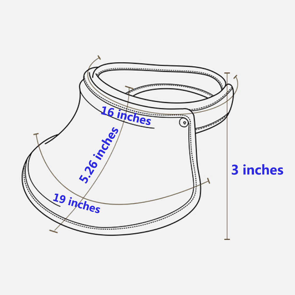 US Stock Kids Empty Top Visor Cap Adjustable Sun Hat UPF 50+