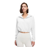 Women's Quick Dry Cropped Hoodie Sun Protection Jacket UPF50+