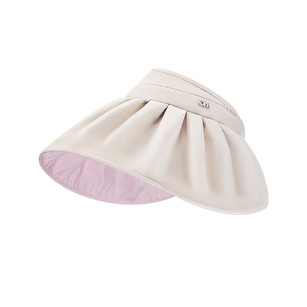 US Stock Large Brim Foldable Sun Visor for Women UPF50+ UV Protection Shell Caps