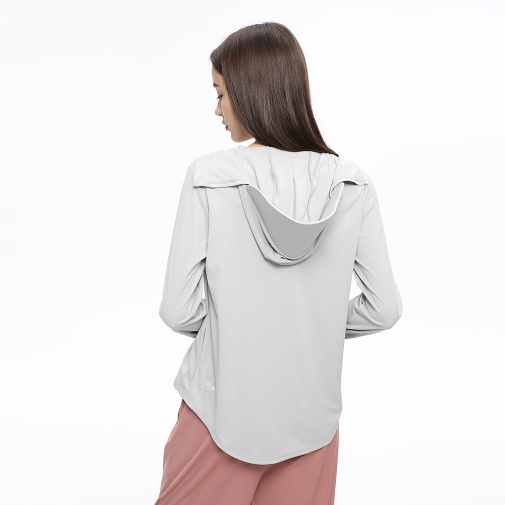 Women's Sun Protection Hoodie Jacket UPF50+ Long Sleeve Cloak Coats Tops