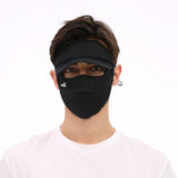 Sun Protection Full Face Mask with Cap Brim UPF 50+ Riding Cover