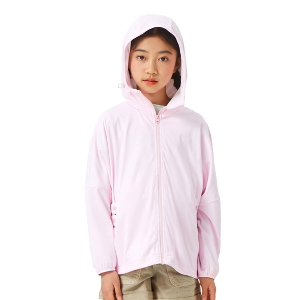 Kid's Sun Protection Jackets with Pockets UPF 50+ Hoodie for Aged 4-10 Boys Girls