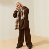 Women's Wide-Leg Pants with Pockets Loose Comfy Lounge Casual Sweatpants