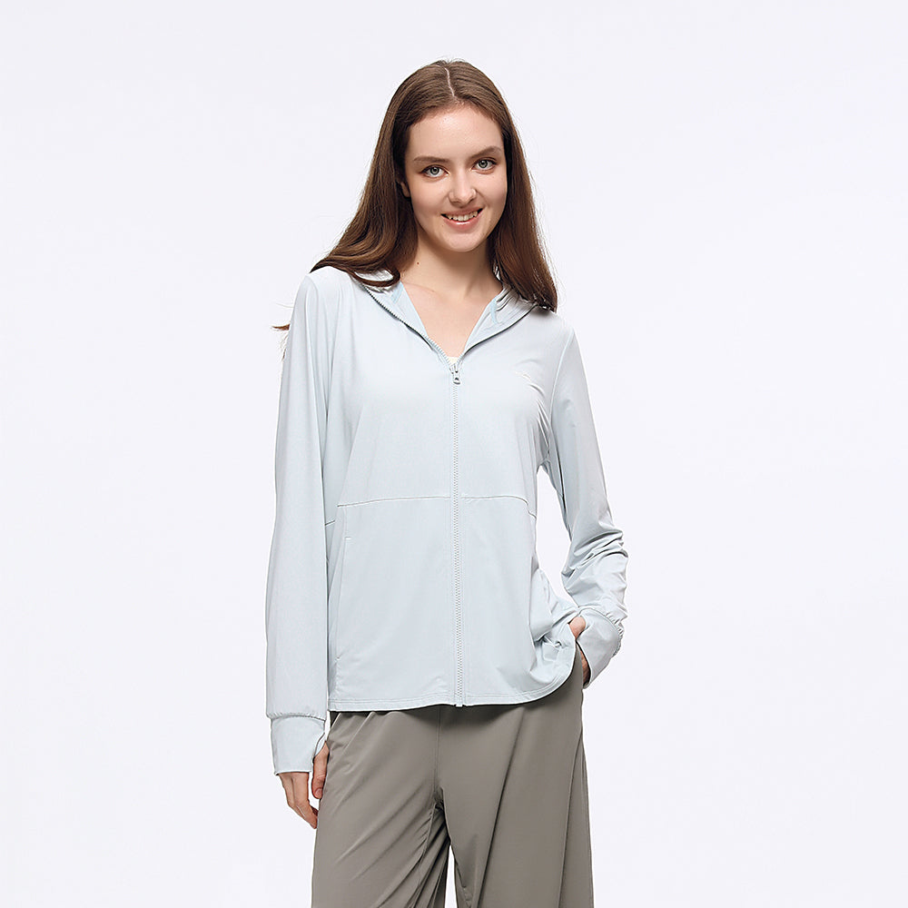 Women's Sun Protection Hoodie Jacket UPF 50+ Long Sleeve Coat