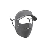 Sun Protection Full Face Mask with Cap Brim UPF 50+ Riding Cover