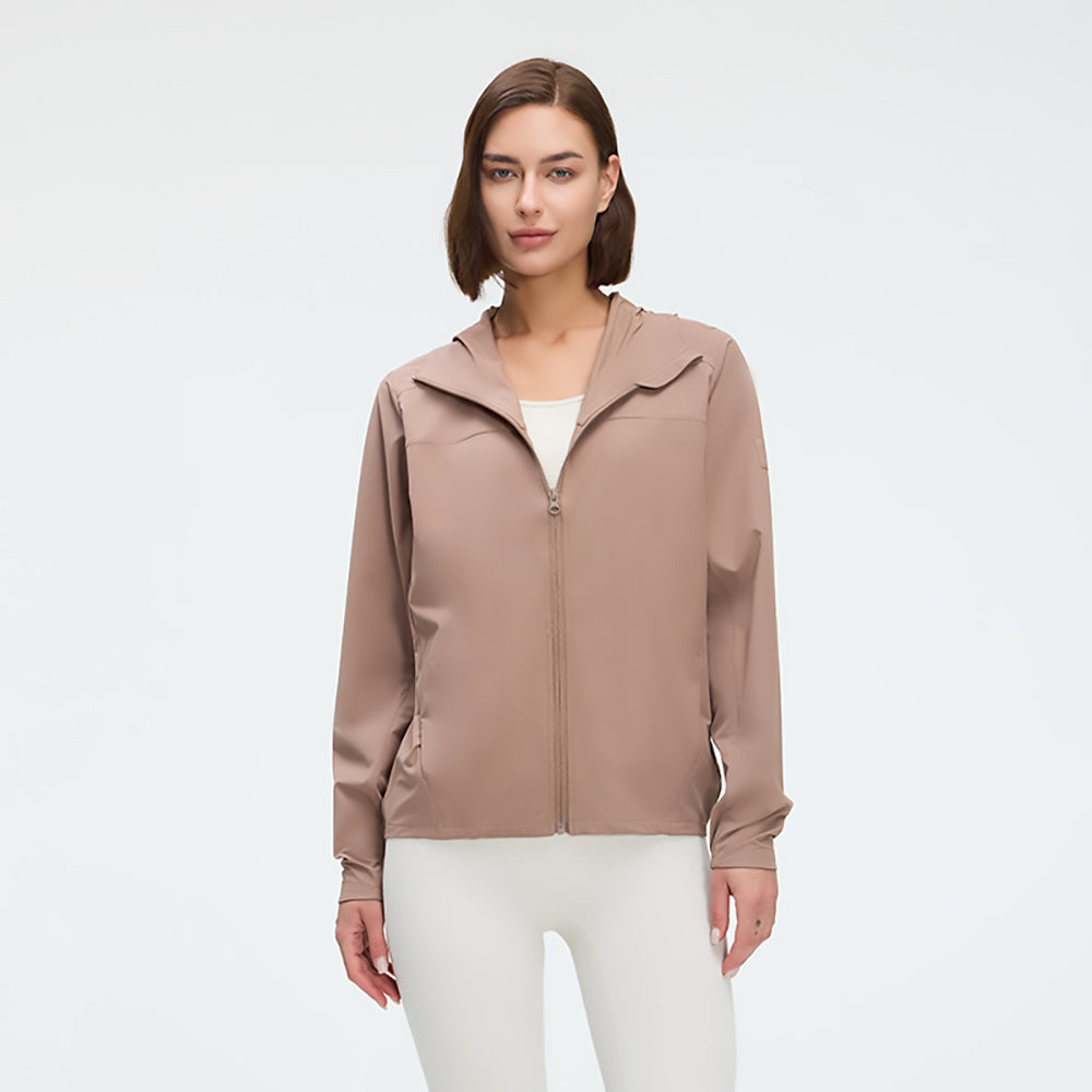 Unisex Waterproof Jackets Sun Protection UPF50+ Lightweight Hooded