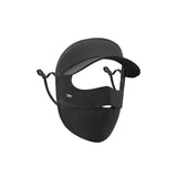 Sun Protection Full Face Mask with Cap Brim UPF 50+ Riding Cover