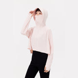 US Stock Women's Classic Sun Protection Hoodie UPF 50+ Cooling Jacket Outdoor Tops