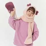 Kid's 3-in-1 Multi-Functional Hoodie Hat/Scarf/Gloves Set