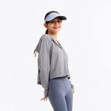 US Stock Women's Classic Sun Protection Hoodie UPF 50+ Cooling Jacket Outdoor Tops