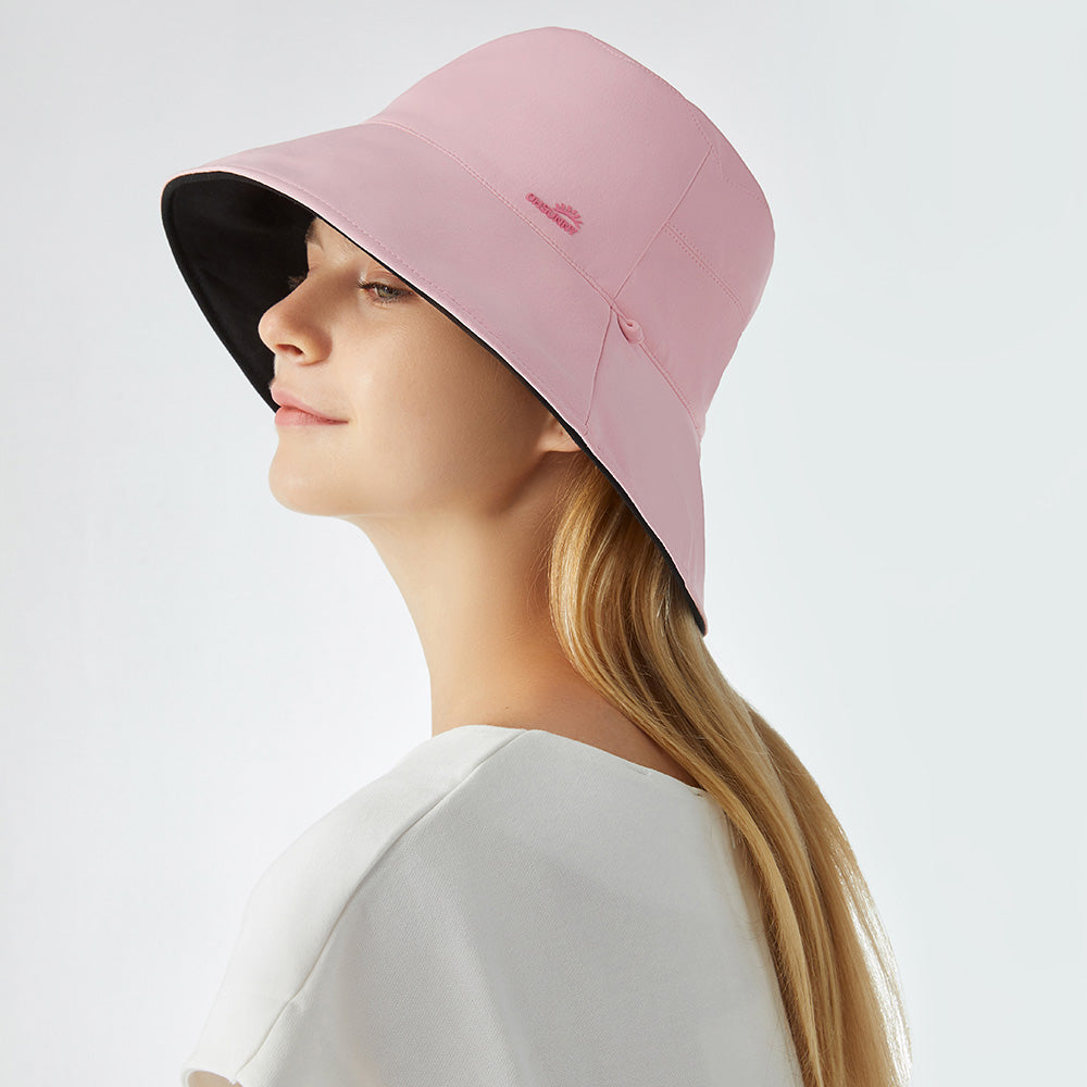 Women's Dual-Sided Bucket Hat UPF 50+ Packable Travel Sun Hat