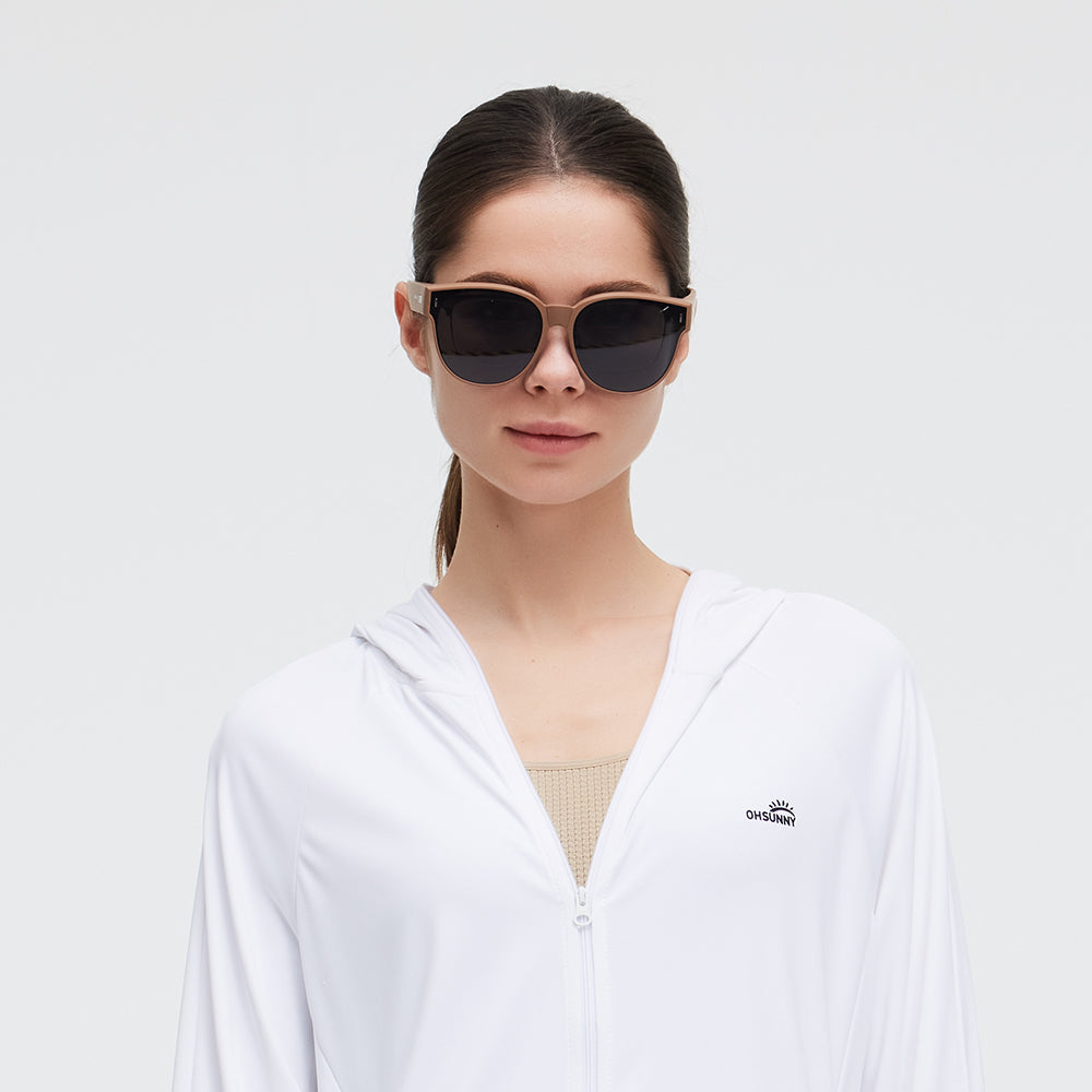 Polarized Sunglasses Unisex Fit Over Glasses UV400 Lightweight Sunglasses for Women Men