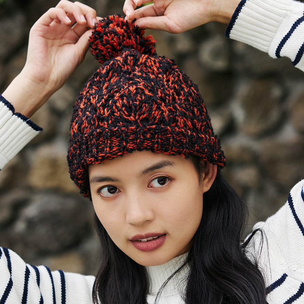 US Stock Unisex Warm Soft Knitted Beanie Cap Stretch Skull Hat