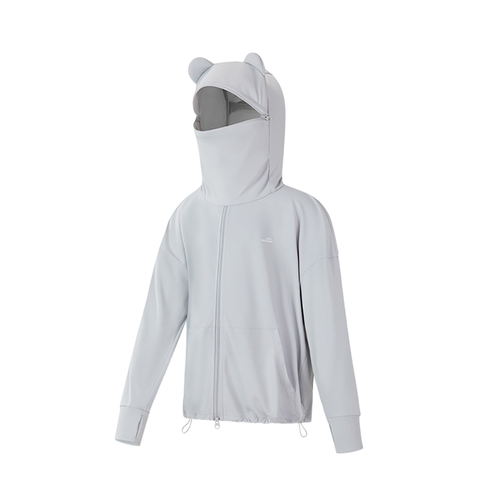 Kid's Sun Protection Hooded Jacket with Pockets UPF 50+ for 4-10 Years Boys Girls