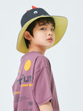 Kid's UV Protection Bucket Hat UPF 50+ Wide Brim Sun Caps for Boys Girls