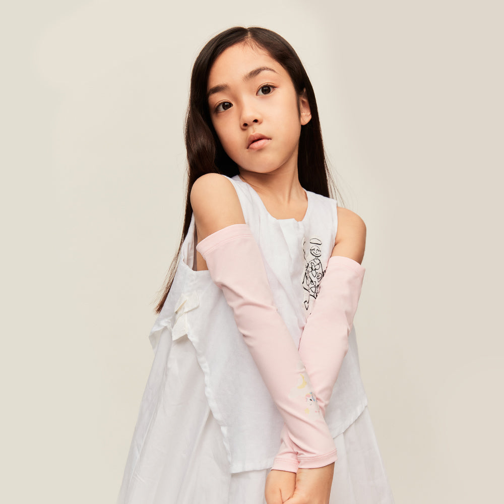 Kid's Sun Protection Arm Sleeves  Athletic Cooling Baseball Covers UPF50+