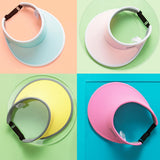 US Stock Kid’s Visor Hat UPF 50+ Wide Brim Sun Protection Caps