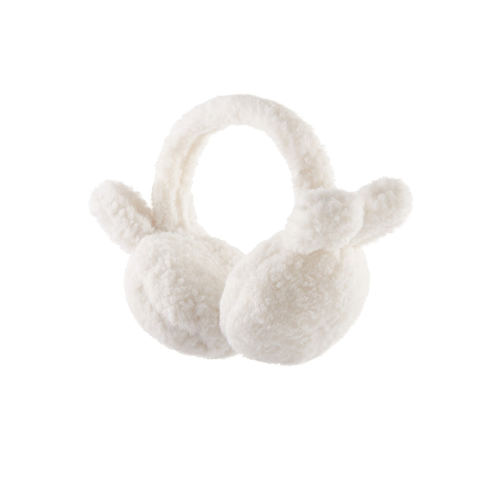 Ear Muffs Faux Fleece Warm Earmuffs Plush Warmers Ear Covers Foldable Headband