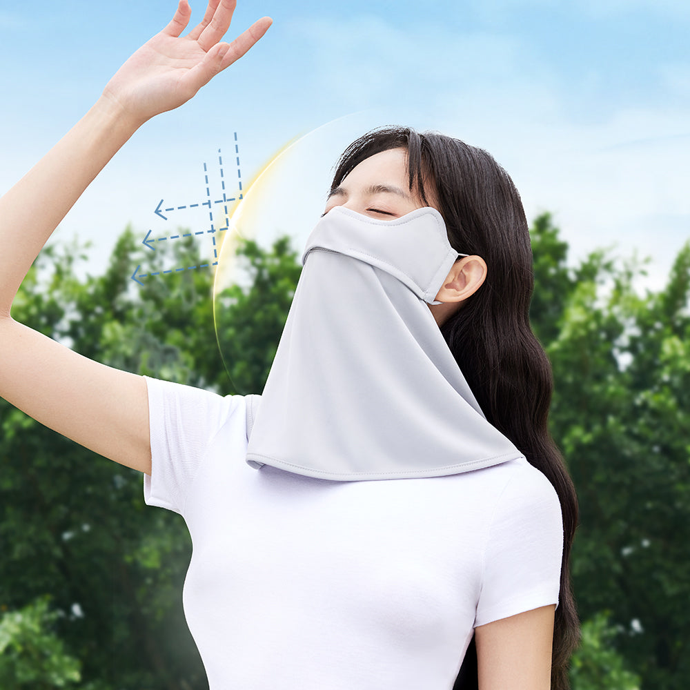 US Stock Sun Protection Face Cover Breathable Neck Gaiter UPF 50+