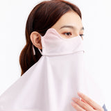 US Stock Sun Protection Face Cover Breathable Mask UPF 50+ Gradient Design Neck Gaiters