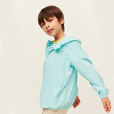 Kid's Sun Protection Jackets with Pockets UPF 50+ Hoodie for Aged 4-10 Boys Girls