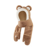 Kid's 3-in-1 Multi-Functional Scarves Warm Hoodie Hat/Scarf/Mittens Set