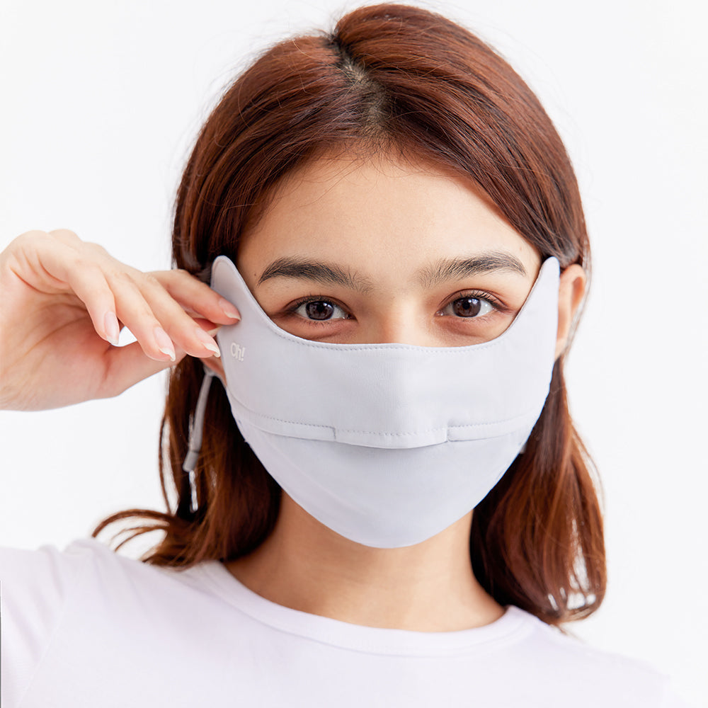 US Stock Cooling Breathable Face Mask Sun Protection UPF 50+ Face Covering