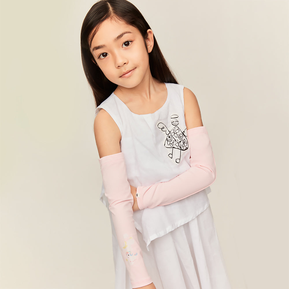 Kid's Sun Protection Arm Sleeves  Athletic Cooling Baseball Covers UPF50+