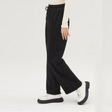Women's Casual Pants with Pockets Straight-Leg Loose Comfy Lounge Active Sweatpants