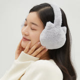 Ear Muffs Faux Fleece Warm Earmuffs Plush Warmers Ear Covers Foldable Headband