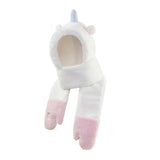 Kid's 3-in-1 Multi-Functional Scarves Warm Hoodie Hat/Scarf/Mittens Set