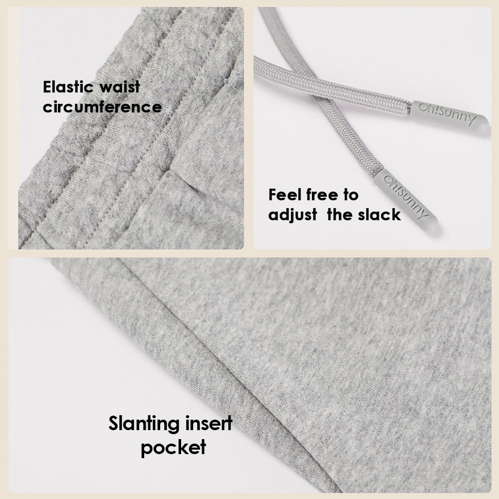 Women's Casual Pants with Pockets Straight-Leg Loose Comfy Lounge Active Sweatpants