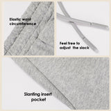 Women's Casual Pants with Pockets Straight-Leg Loose Comfy Lounge Active Sweatpants