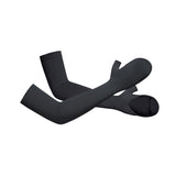 US Stock Women's Long Arm Sleeves Gloves Half-finger Mitten UPF 50+