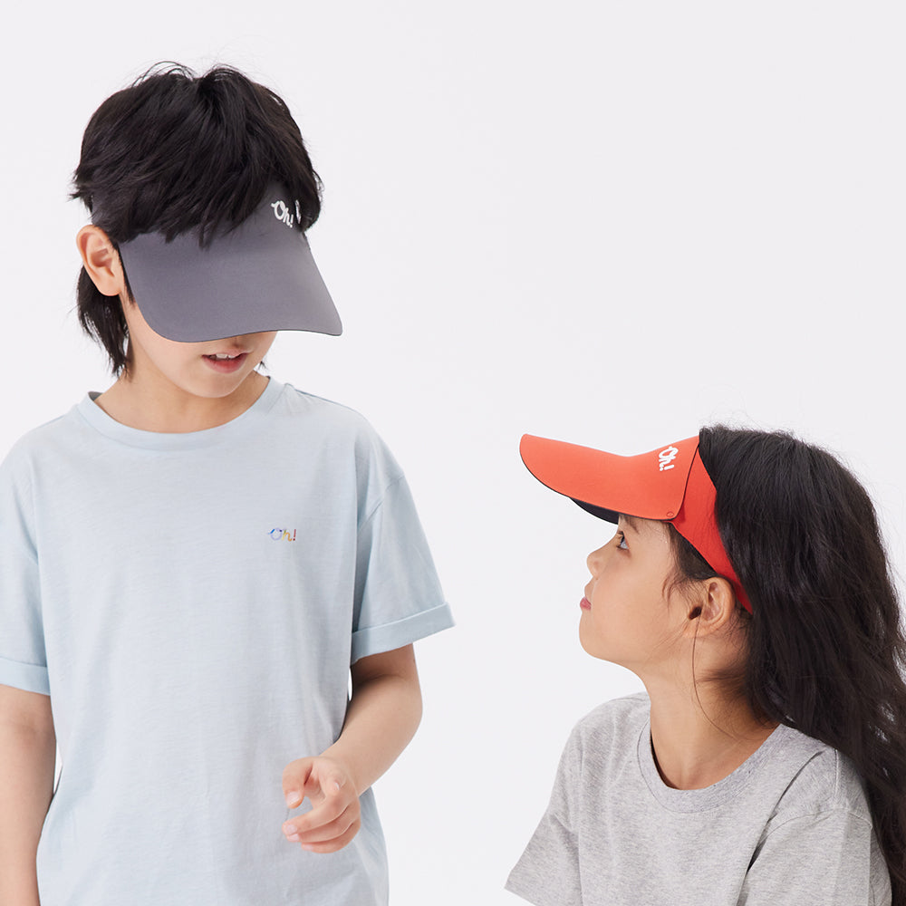 Kid's Visor Athletic Sun Hat for Boys Girls Adjustable Tennis Sport Visors