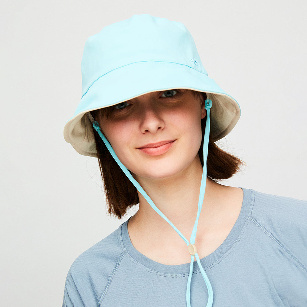 Women's Dual-Sided Bucket Hat UPF 50+ Packable Travel Sun Hat